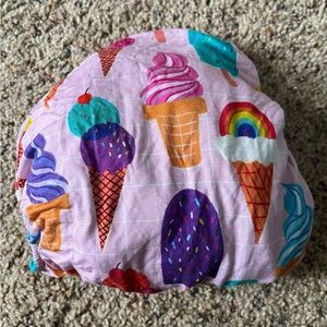 Little sleepies rainbow sprinkles crib sheet